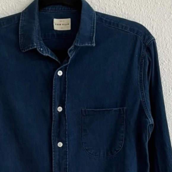Simon Miller Long Sleeve Denim Shirt | size Small - Picture 2 of 3